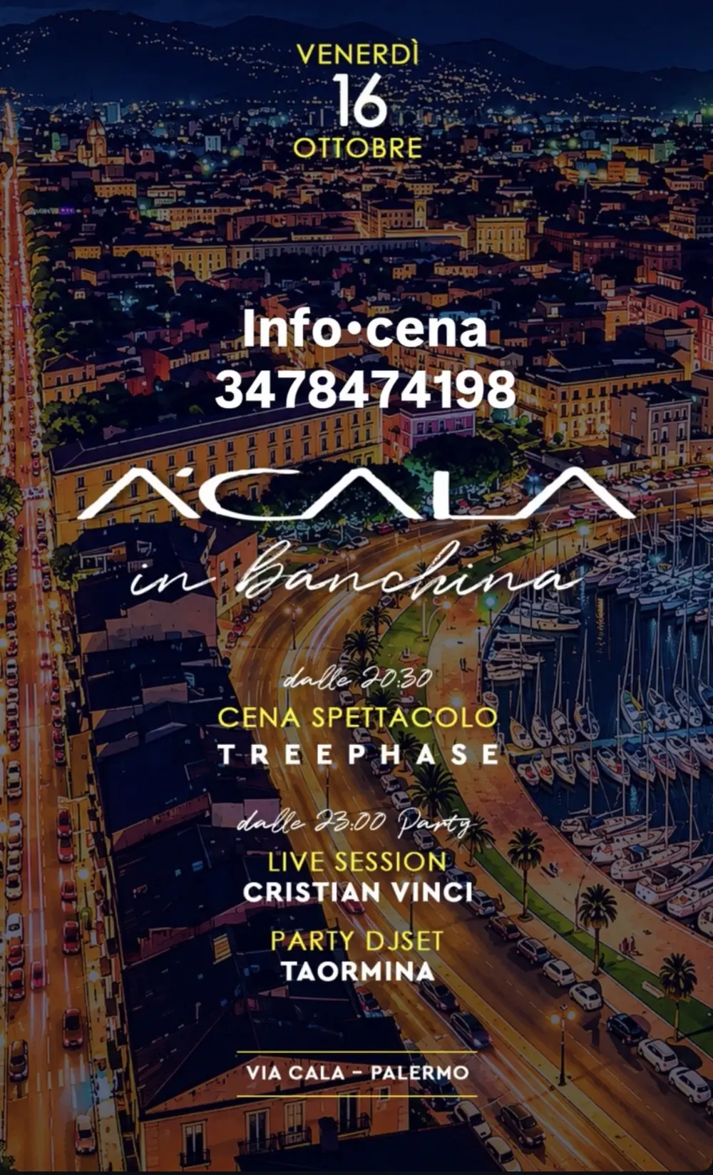 Affiche A Cala in Banchina à Palerme